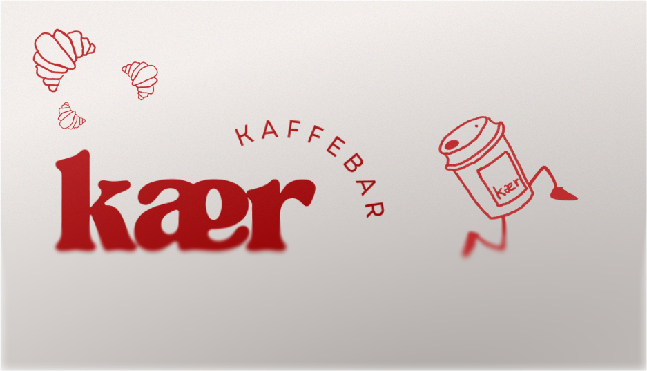 Kær Kaffebar — website